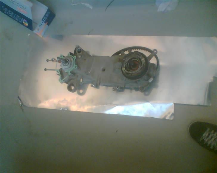 PGO Hot 50. byttet til Sonic - Her står den i vinterhi, i den varme lade :D billede 8