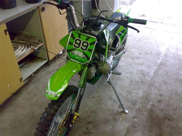 MiniBike 125cc Dirtbike - BYTTET billede 2