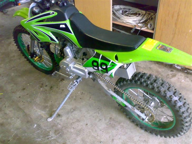 MiniBike 125cc Dirtbike - BYTTET billede 5