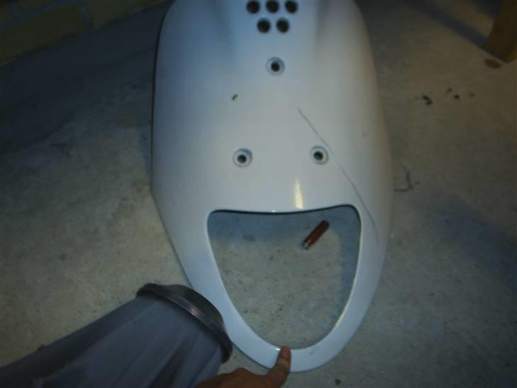 Yamaha Jog Space. Solgt;( - Det gamel skjold, som min ven blev kørt ned med. billede 17