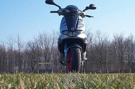 Gilera Runner 50sp (totalskadet) - Her kan man se min dejlige øjenskygge billede 2