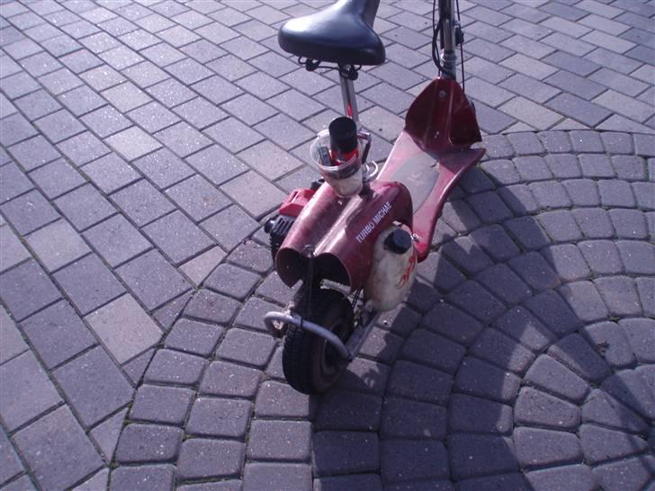 MiniBike løbehjul med benzin motor billede 2