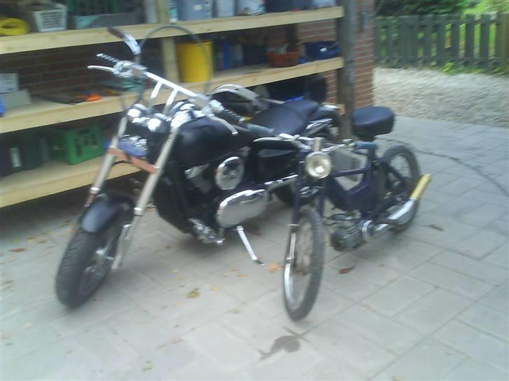 Puch Maxi k SOLGT:( - Puchen sammen med fars MC:) billede 2
