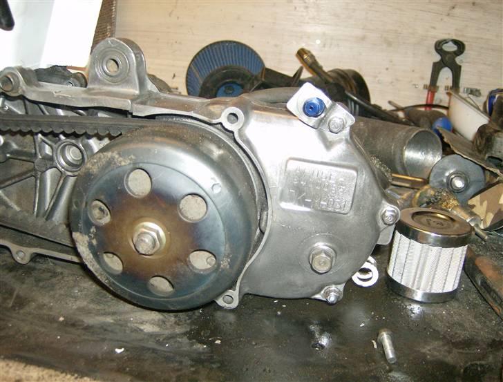 Honda melody  SOLGT. - motor efter jeg havde fået den renset billede 8