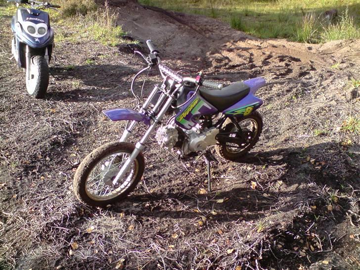 MiniBike 110 ccm SOLGT - FARVEN SNYDER! den er blå irl .. billede 7