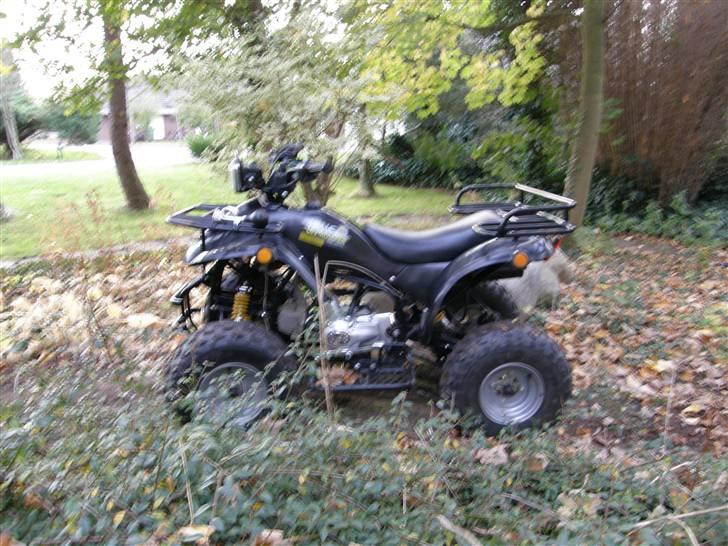 Texas 100-MRX - Min Texas ATV holder på en skråning. Den har en ting der kan holde på bremsen! billede 13