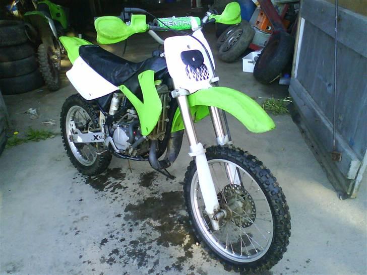 Kawasaki kx 85 BYTTET - sort stel billede 2