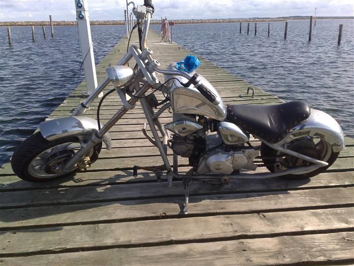 MiniBike mini chopper - solgt :( billede 1