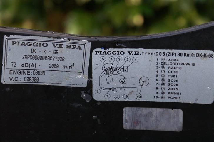 Piaggio Zip (før) solgt - 30´er  :D !! billede 9
