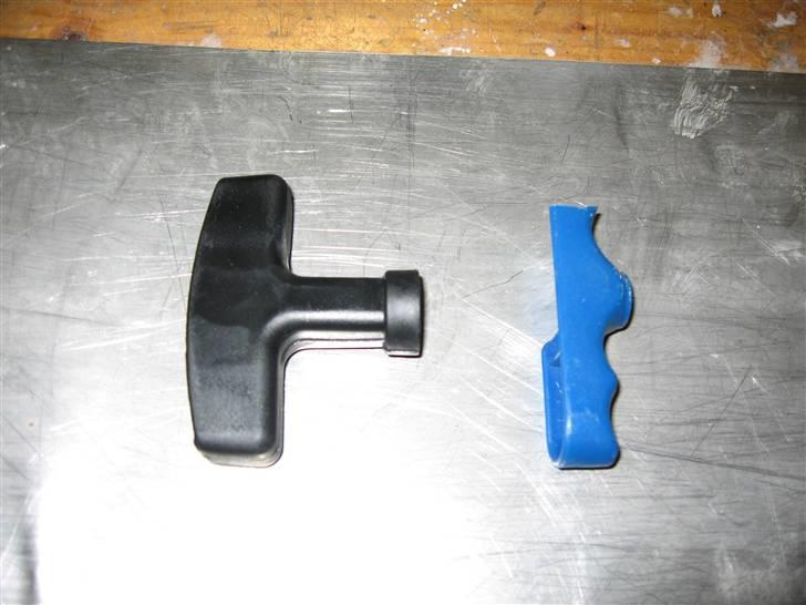 MiniBike 47cc - det gamle, og det nye trækhåndtag. billede 10