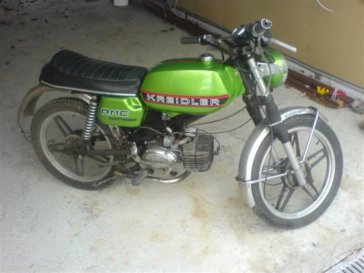 Kreidler RMC Elektonik 3gear Solgt - Som den står lige PT.. har sideskjoldene til den. billede 1