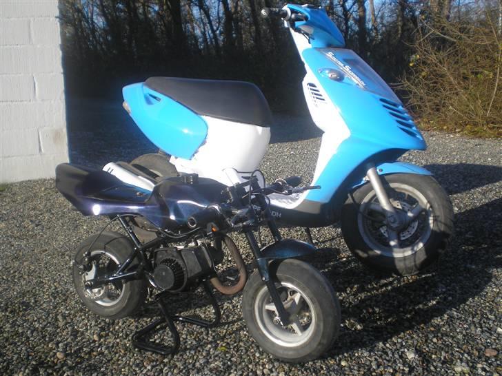 MiniBike Pocket Bike - &´så lige dem begge 2 sammen :D  billede 2