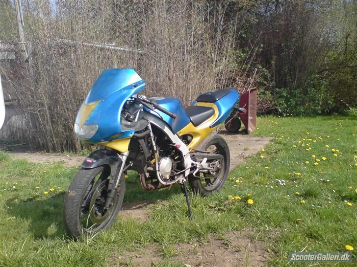 Aprilia rs 50  - lånte billedet af den tideliger ejer men nye kommer når jeg er færdig med den  billede 2