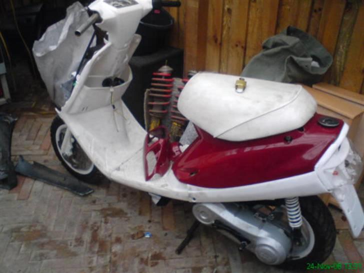 Yamaha Jog Fs Sælges(solgt) - Sådan står den nu billede 2