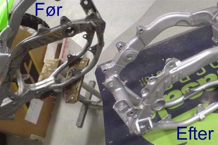 Kawasaki kx 125 Solgt :'(  - Sandblæst og lakeret  :D  billede 15