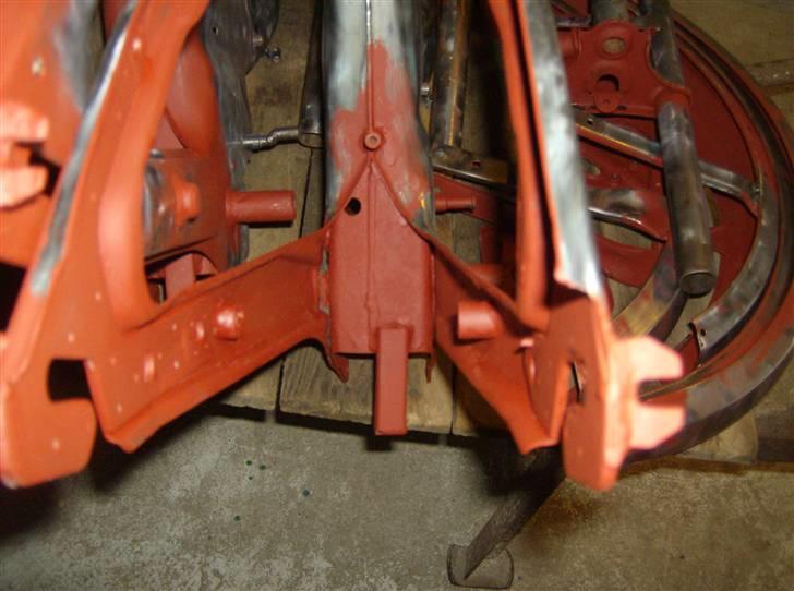 Puch Maxi K (Original)(SOLGT!) - Stellet er grundet med pensel ind i bagsvingeren for at give den et extra godt lag maling... billede 5