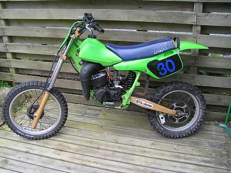 Kawasaki kx80 høj   BYTTET til 4g - helt nye billeder, dejlig er den jo.. billede 2
