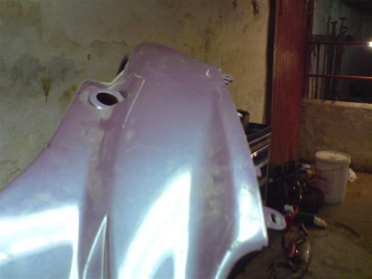 Yamaha AxisLCDD(Projekt evo2LC) - Farven den var malet i af gamle ejer.. Men regner med at køre uden skjolde. billede 7