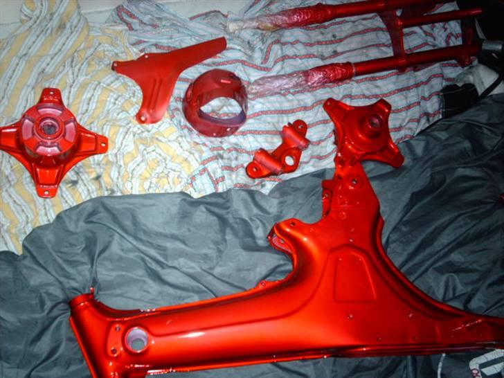 Honda dax ST50 candy red billede 6