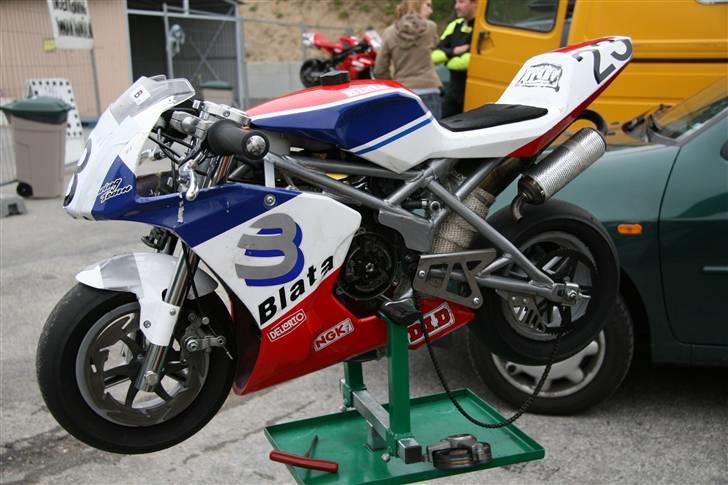 Blata WRS 14 - Sommeren 2007 - første besøg på Lockarp kostede et dæksel til fortandhjulet. billede 1