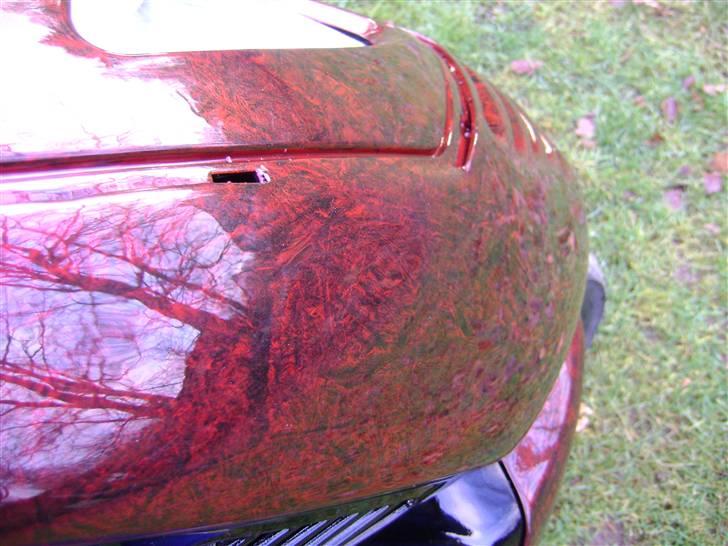 Aprilia sonic - EFTER - solgt - marbleizing lakering med camilion  billede 3