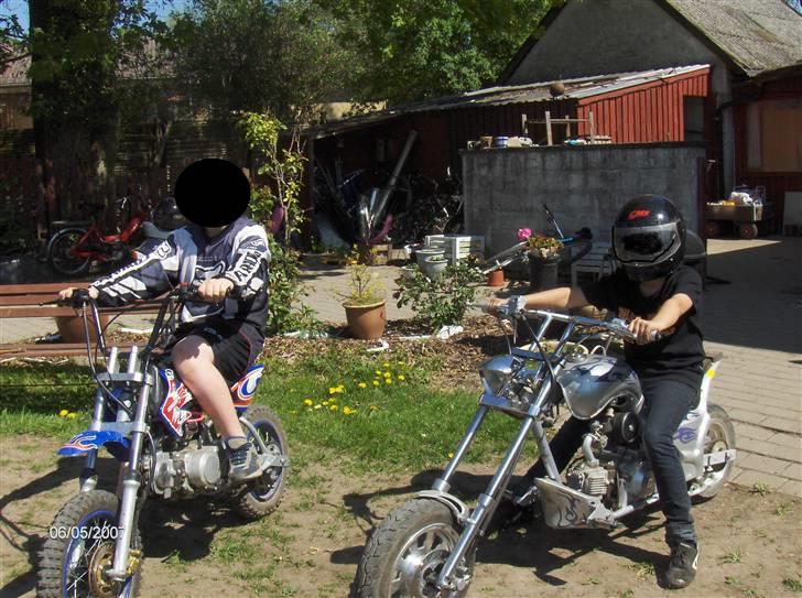 MiniBike pocket-harley ( SOLGT ) billede 4