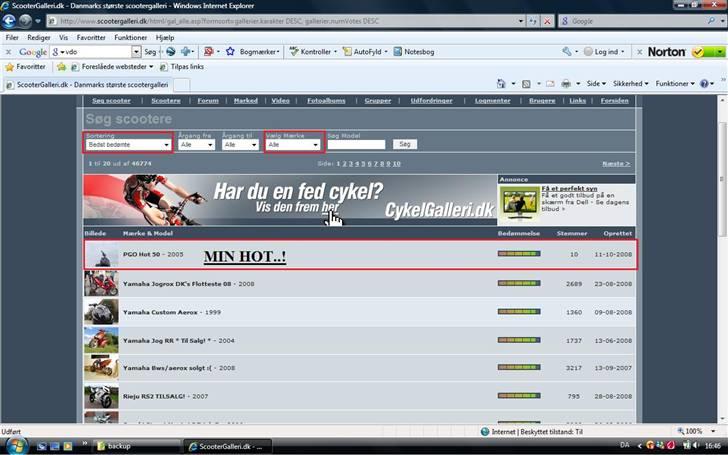 PGO Hot 50 BYTTET.. billede 17