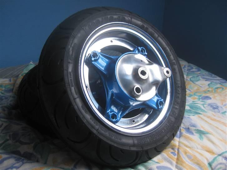 Honda ST50 Dax - Byttet - Nye chrom-fælge og dæk. billede 5