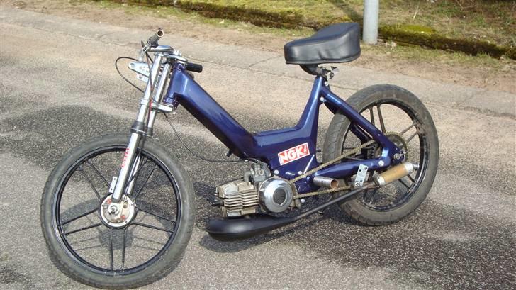 Puch Maxi K E50 SOLGT - Blå lilla perlemor ;D billede 1