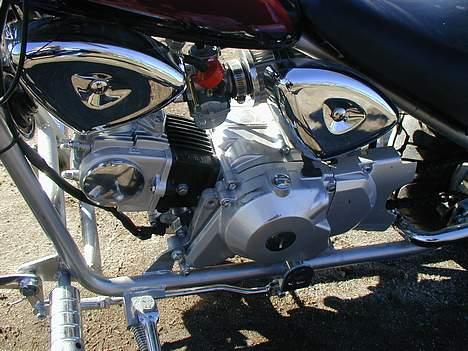 MiniBike "Chopper med Honda motor" - Fin 50CC motor... billede 4