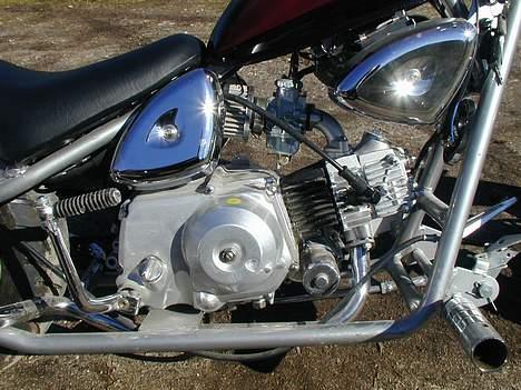 MiniBike "Chopper med Honda motor" - Hvis du kender Cd-50 motoren, så er det denne... billede 5