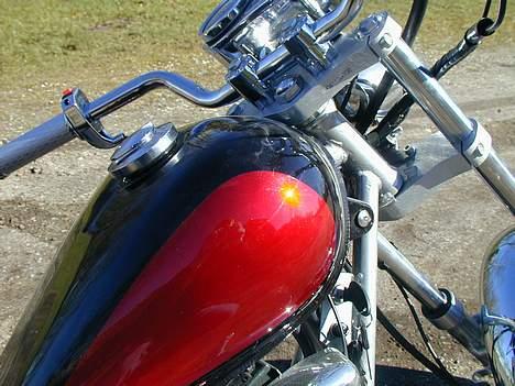 MiniBike "Chopper med Honda motor" - En utrolig lækker vinrød farve... billede 7