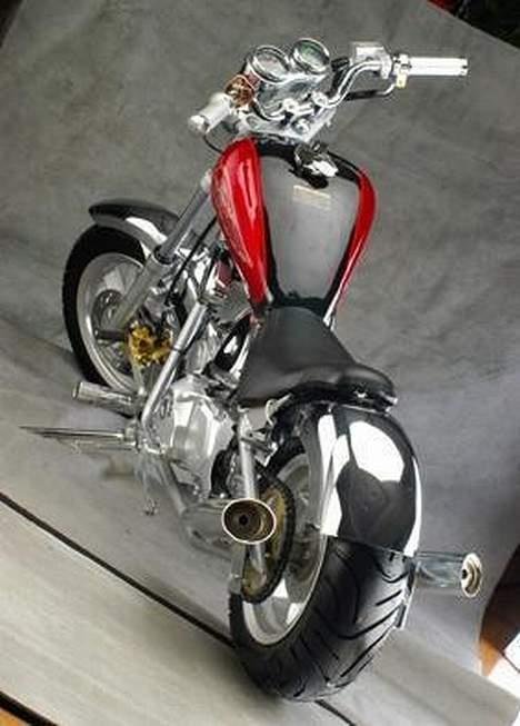MiniBike "Chopper med Honda motor" - Se hvor den skinder... billede 10