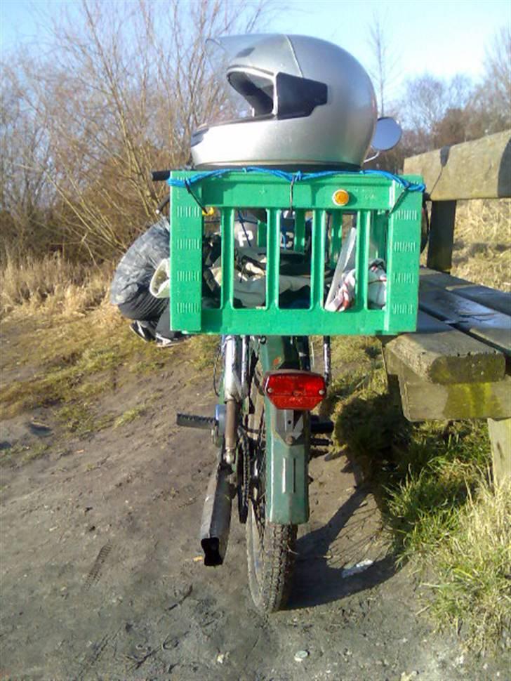 Puch Maxi Zwei Gear "Kutteren"     .:SOLGT:. - Læg mærke til custom udstødning i harley look billede 9