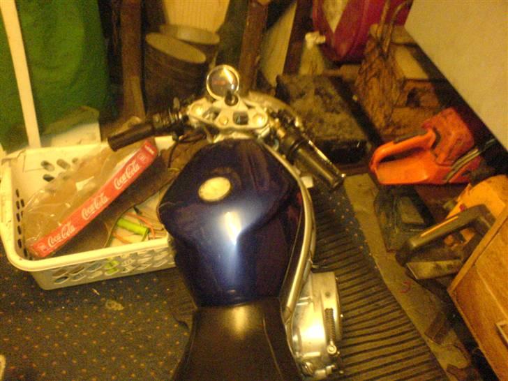 MiniBike minibike 110ccm (smadret) - min minibike 110ccm ovenfra billede 3