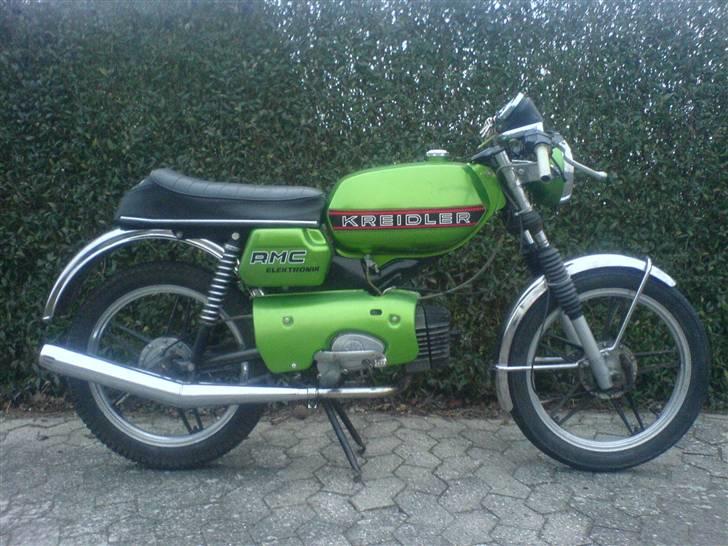 Kreidler RMC Elektonik 3gear Solgt - Så kom både udst. og sidesjolde på. Plus den er poleret, eller mangler at polere forhjul og forgaffel så den i vinkel. billede 15