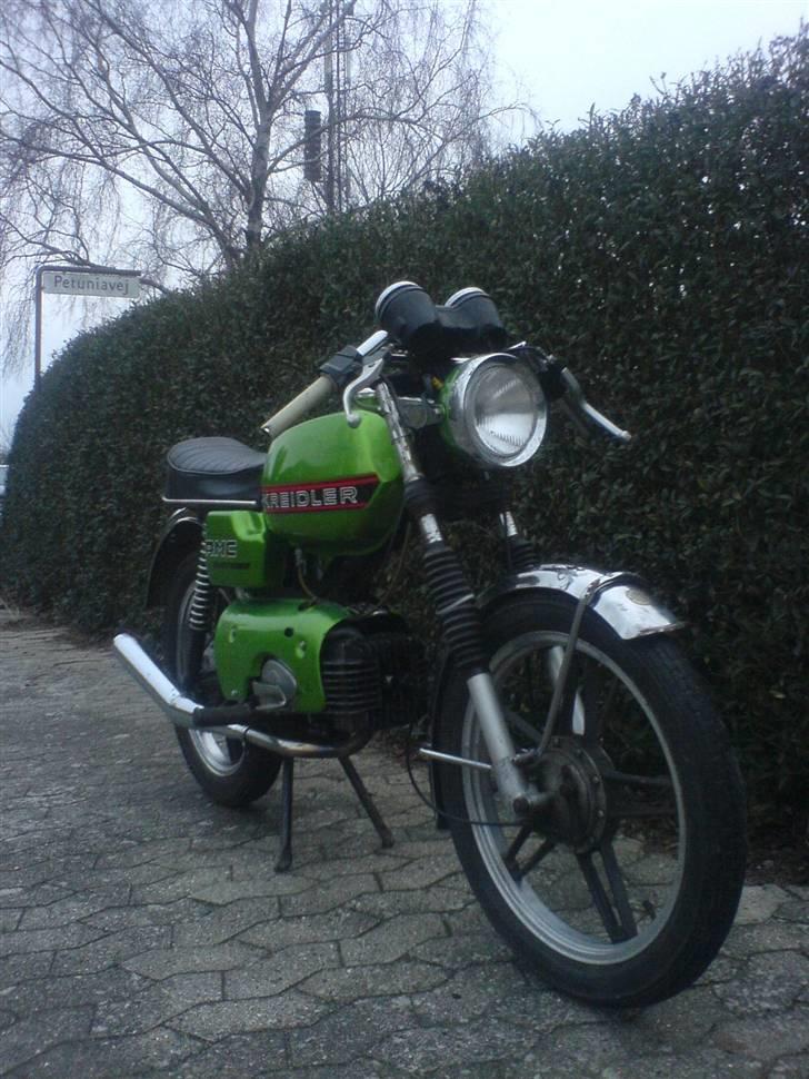 Kreidler RMC Elektonik 3gear Solgt - Det nye styr. Giver en super stilling, men er lidt hårdt for håndledende. billede 16