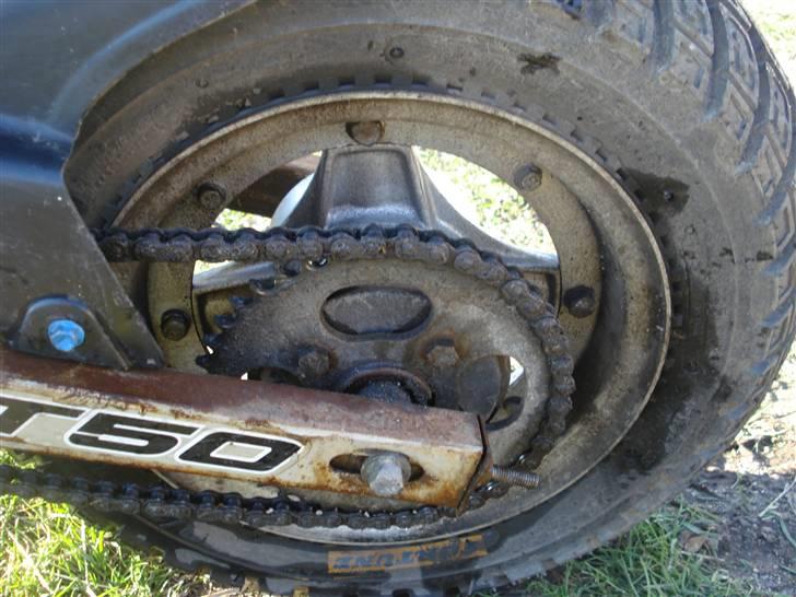 Skyteam PBR SOLGT. - Bagsvingeren skal lakeres, og fælgen rengøres. billede 15