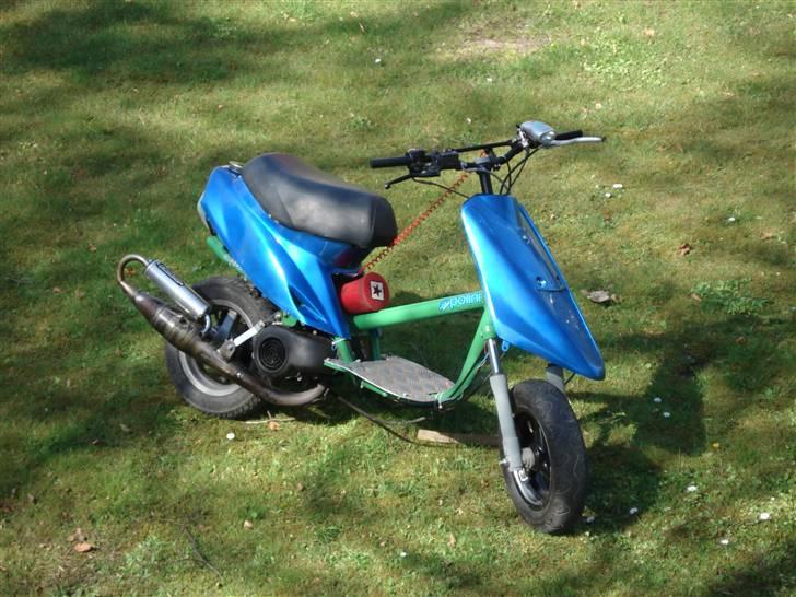 Yamaha Jog polini evo ac solgt - min nye udstødning som vi har lavet på self :D billede 10