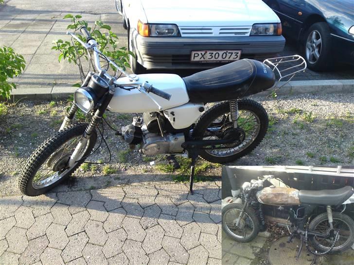 Suzuki K50 B - Sådan så den ud 14/06/2009 - projektet var dog ikke færdigt der (tank og skjolde skal omlakeres) billede 1