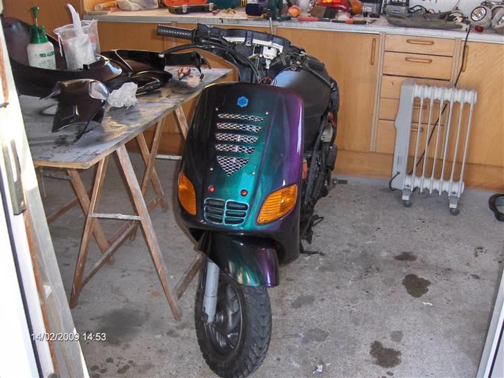 Puch Monza Flagskib - Så er det lige op over vi er ved at være færdig . billede 8