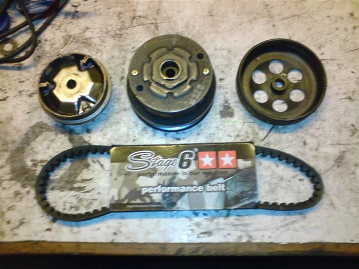 Aprilia Sonic - Byttet til Puch - Vario - Kobling - Skål - Rem billede 13