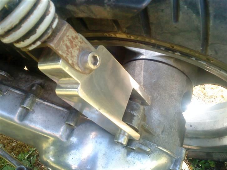 Piaggio typhoon solgt/byttet - vinter hjemme lavet støddæmper forhøjer i aluminium forhøjer med 10 cm billede 11