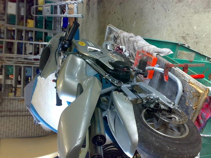 MiniBike Pocketbike*SOLGT*49Cc - Dobbelt chrome Potter . de bare dejlige :D billede 3