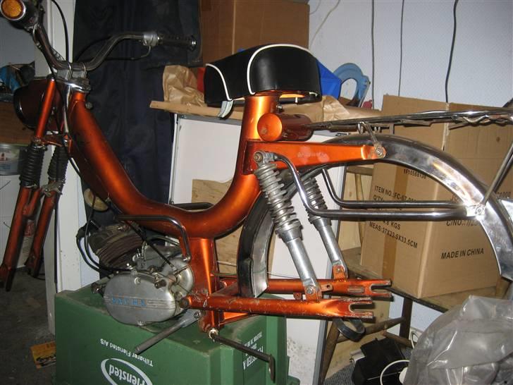 Monark compagt - den fine nye sadel monteret.(tak til johnny) billede 9