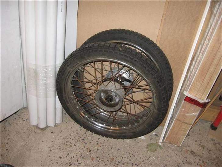 Puch Monza FØR - Hjul før billede 6