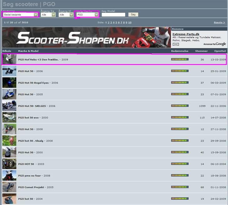 PGO Hot Hebo. Solgt. - Fedt. :) billede 13