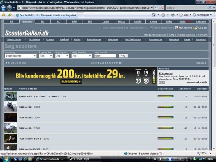 Aprilia SR50 / HOT50 LC DD MHR billede 9