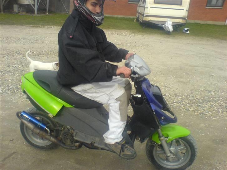 Benelli 491 ST Solgt i dele - Steffen ude på benelli´en billede 12