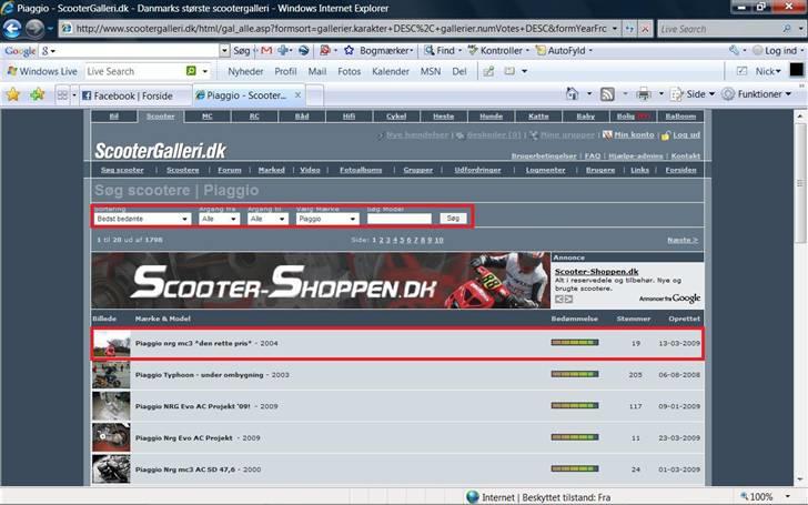 Piaggio nrg mc3 *til salg* billede 8